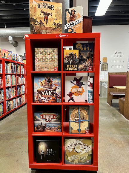 Small boardgame library picture