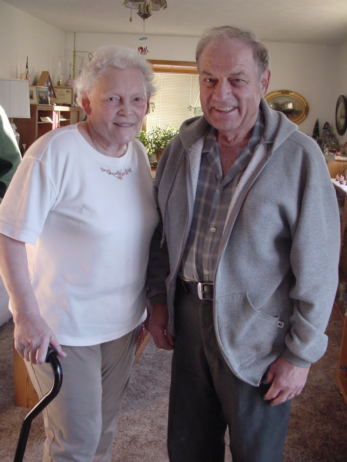 My grandparents, life-long gamers. The last picture I have of us playing a game, Hand and Foot, would not get grandma's approval for sharing, so here they are before then.