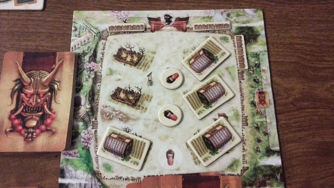 Samurai Spirit Village game board